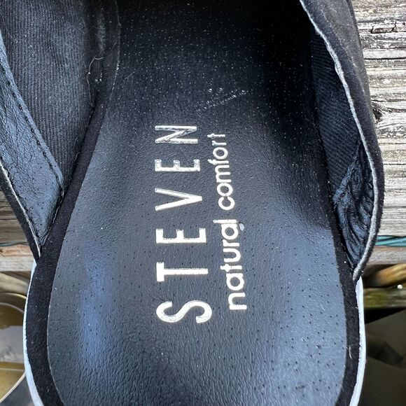 Steven by Steve Madden Natural Confort Natun Slip-On Embroidered Mules Size 8 - Picture 11 of 16